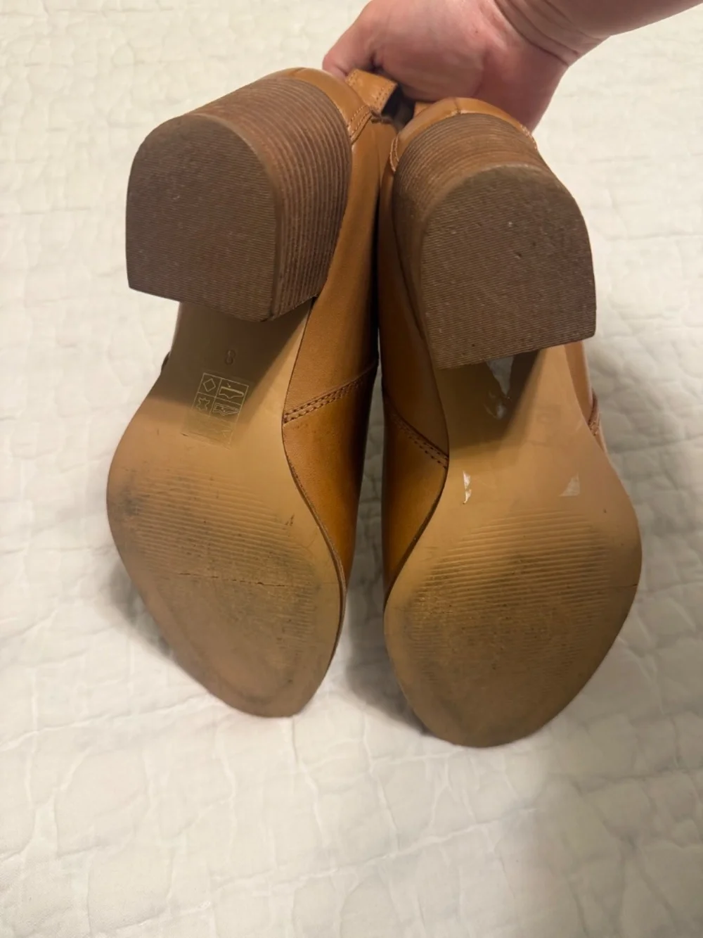 MADEWELL The Regan Boot Leather Women’s Size 8 In English Saddle